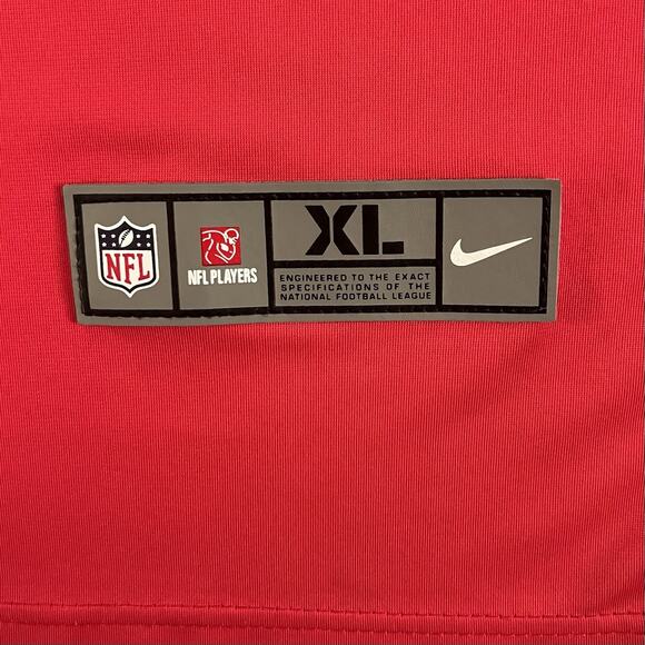 Nike Daniel Jones New York Giants Red Inverted Team Game Football Jersey - Picture 3 of 4